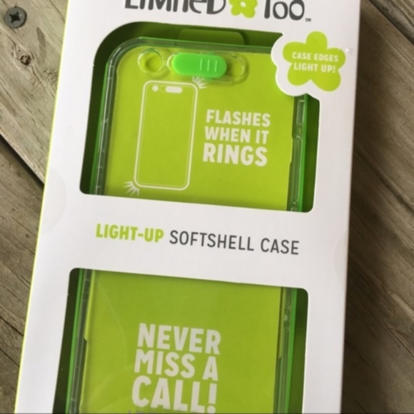 NEW iphone 6/6s Green Lighted Phone Case Flashing - Picture 3 of 5